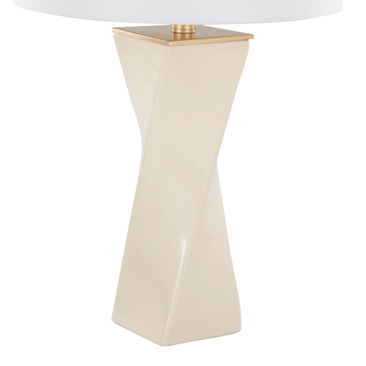 Curvo - Square Contemporary Table Lamp by HouseOfZazla