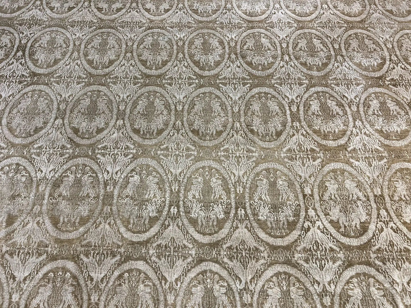 Tibetan Rug 12x15, Wool Hand Knotted Carpet, Odegard Rug, Birds, Olive Green, 12 x 15 Oversized Handmade Contemporary Area Rug, Extra Large by Jewel Rugs