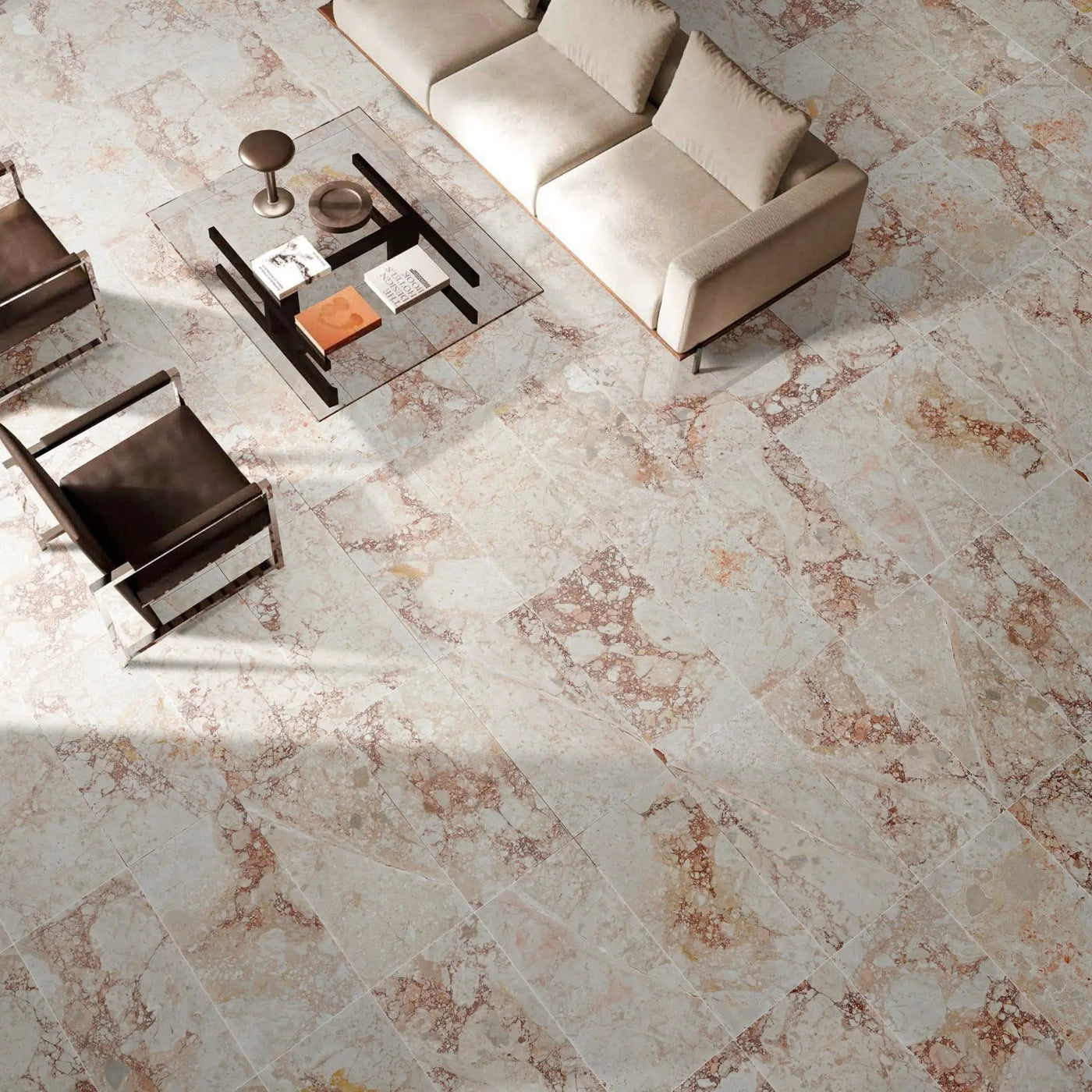 Natural Marble Polished Tile For Wall And Floor (Set of 4) by HouseOfZazla