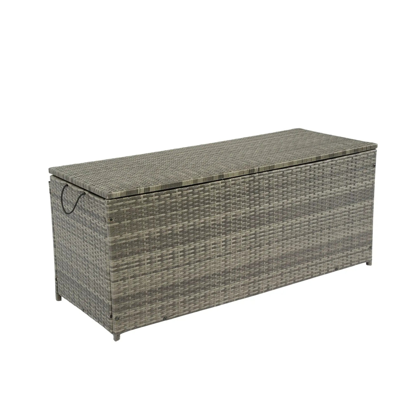 Outdoor Storage Box, Wicker Patio Deck Boxes With Lid, Outdoor Cushion Storage For Kids Toys, Pillows, Towel, Wicker by Unique Piece Furniture