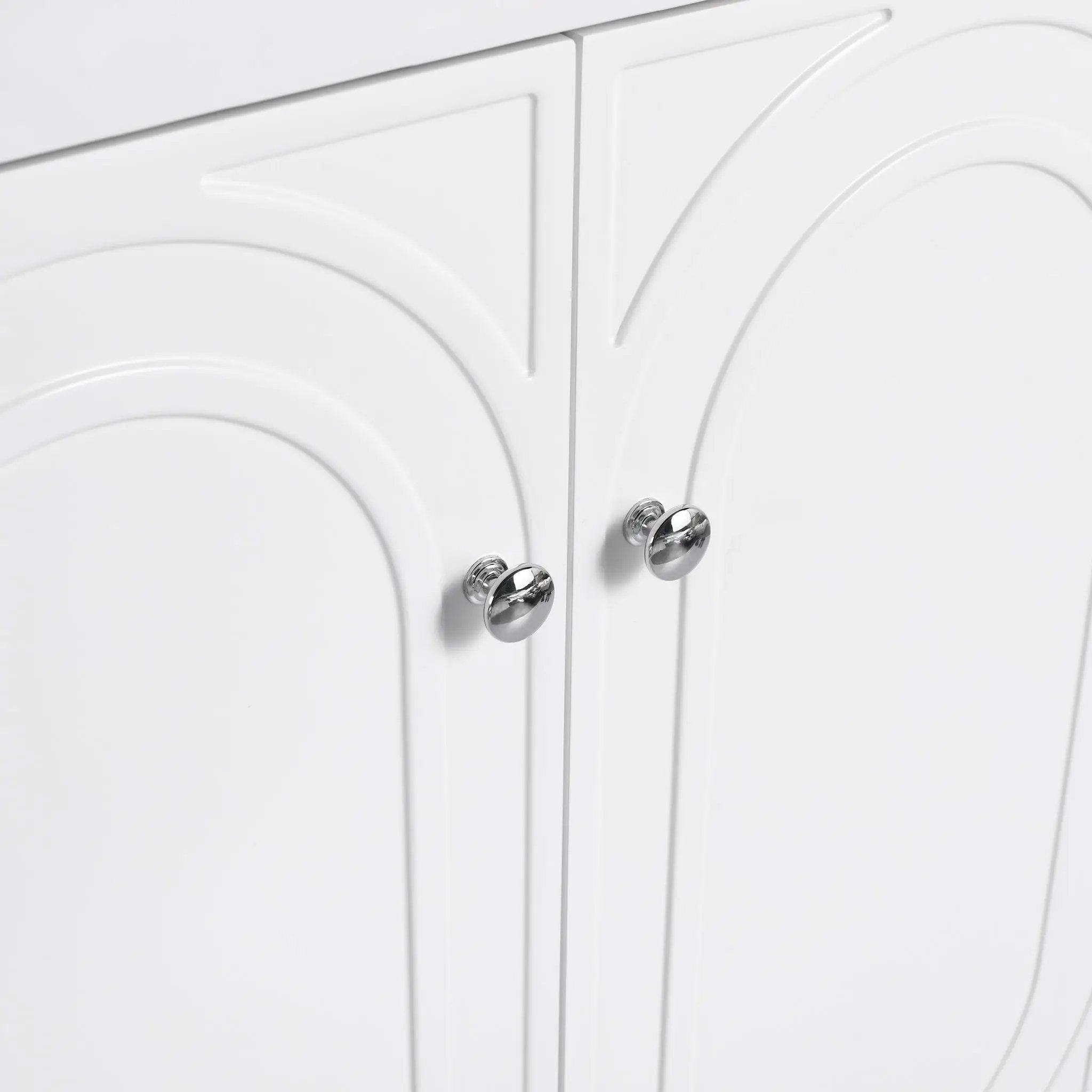 Modern Freestanding Bathroom Vanity With Soft Close Cabinet Doors by HouseOfZazla