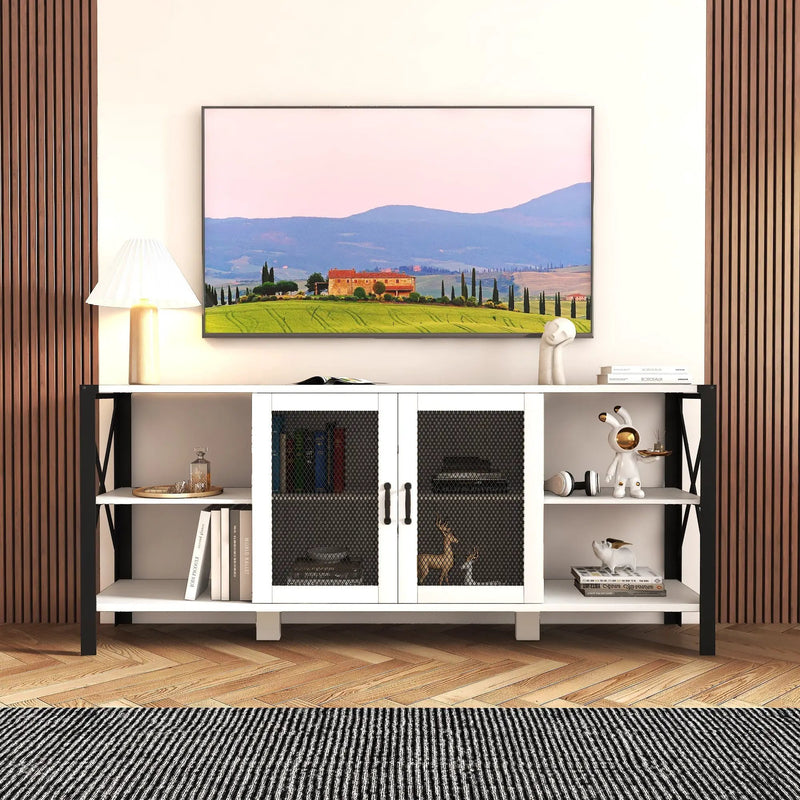 Industrial TV Stand for Living Room and Bedroom by HouseOfZazla