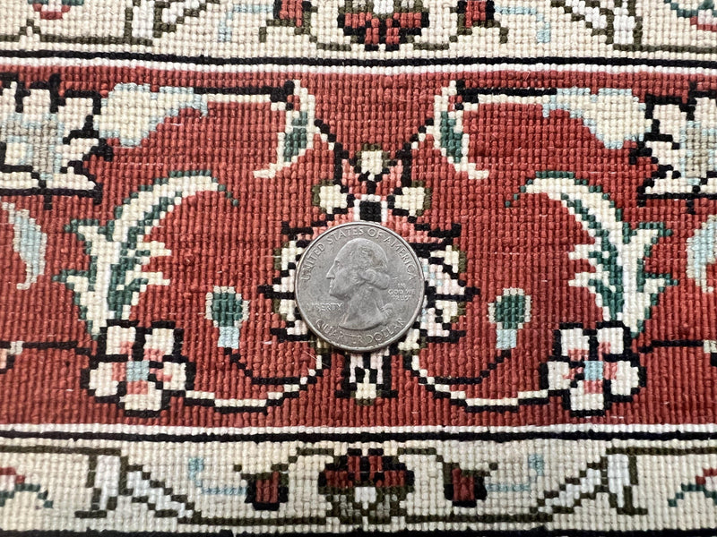 Silk Turkish Kayseri Rug 2.7 x 4, Floral Medallion, Fine Oriental Carpet, Small Vintage Rug, Silk Pile on Silk Foundation, Hand Knotted by Jewel Rugs