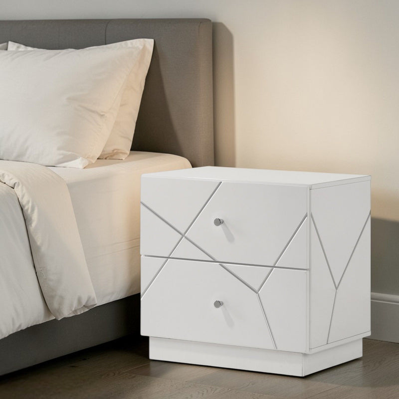 Esther - Nightstand - White by HouseOfZazla