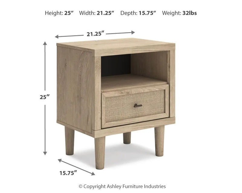 Cielden - One Drawer Night Stand - Two-Tone by Unique Piece Furniture