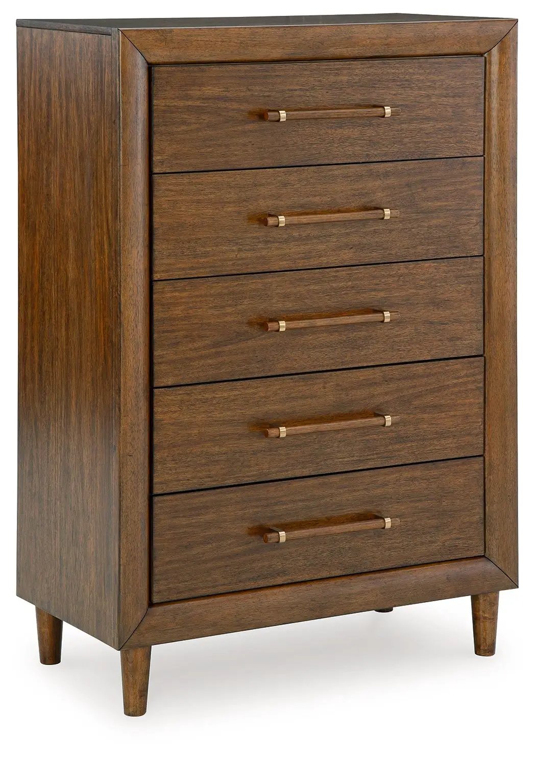 Lyncott - Five Drawer Chest - Brown by Unique Piece Furniture