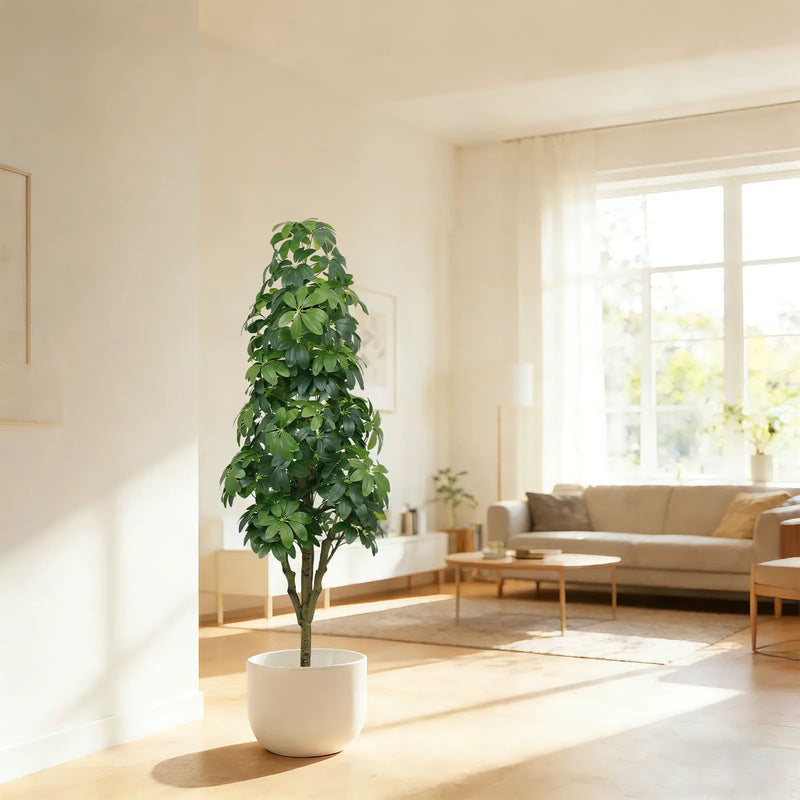 Realistic Faux Tree With Lifelike Foliage For Indoor And Outdoor Use - Green by Unique Piece Furniture