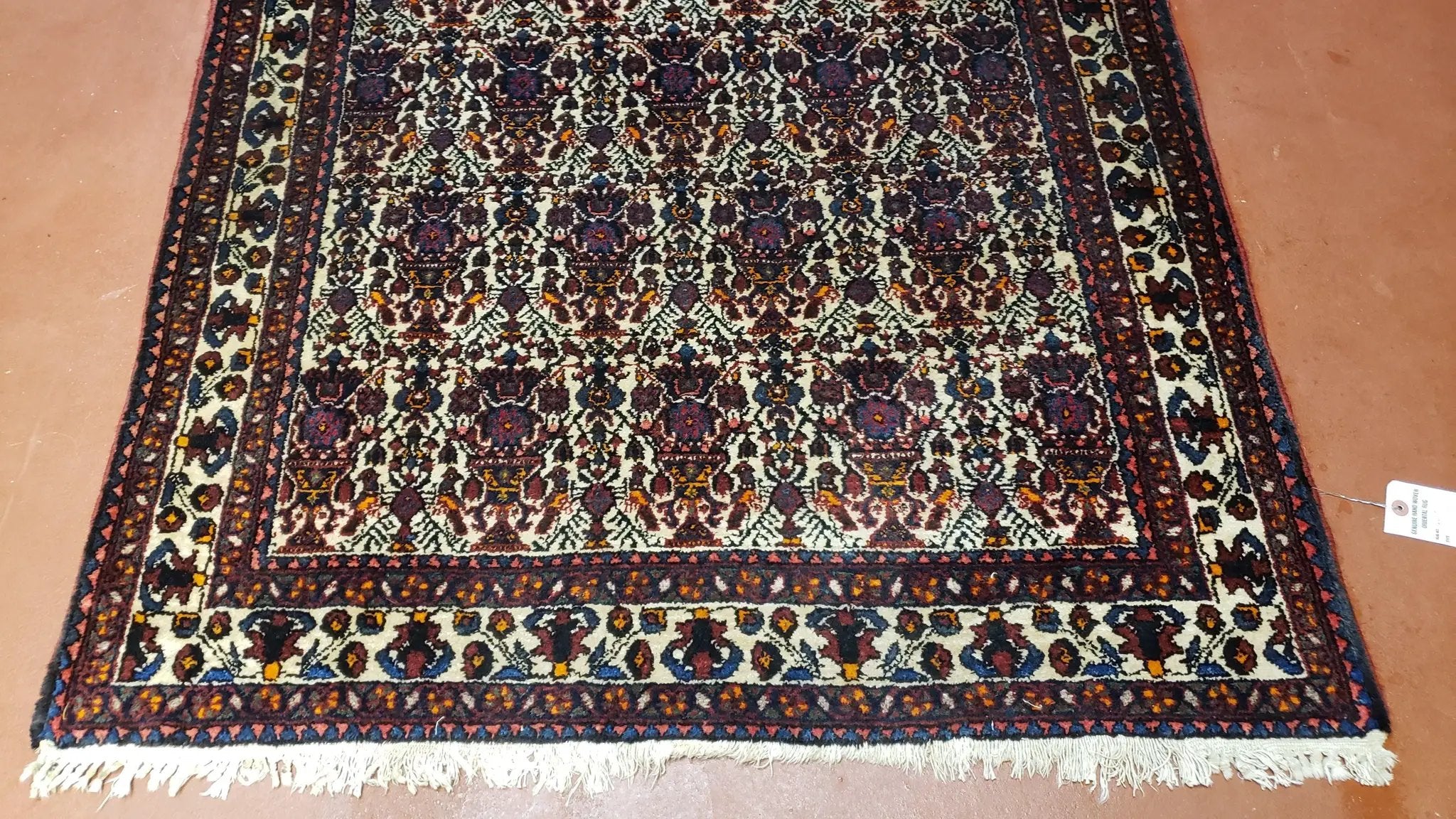 Persian Afshar Rug 3.6 x 5, Zili Sultan Pattern, Wool by Jewel Rugs