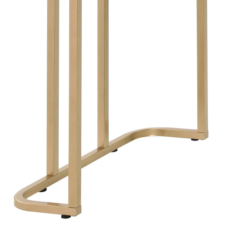Estie - Writing Desk - White / Gold by Unique Piece Furniture
