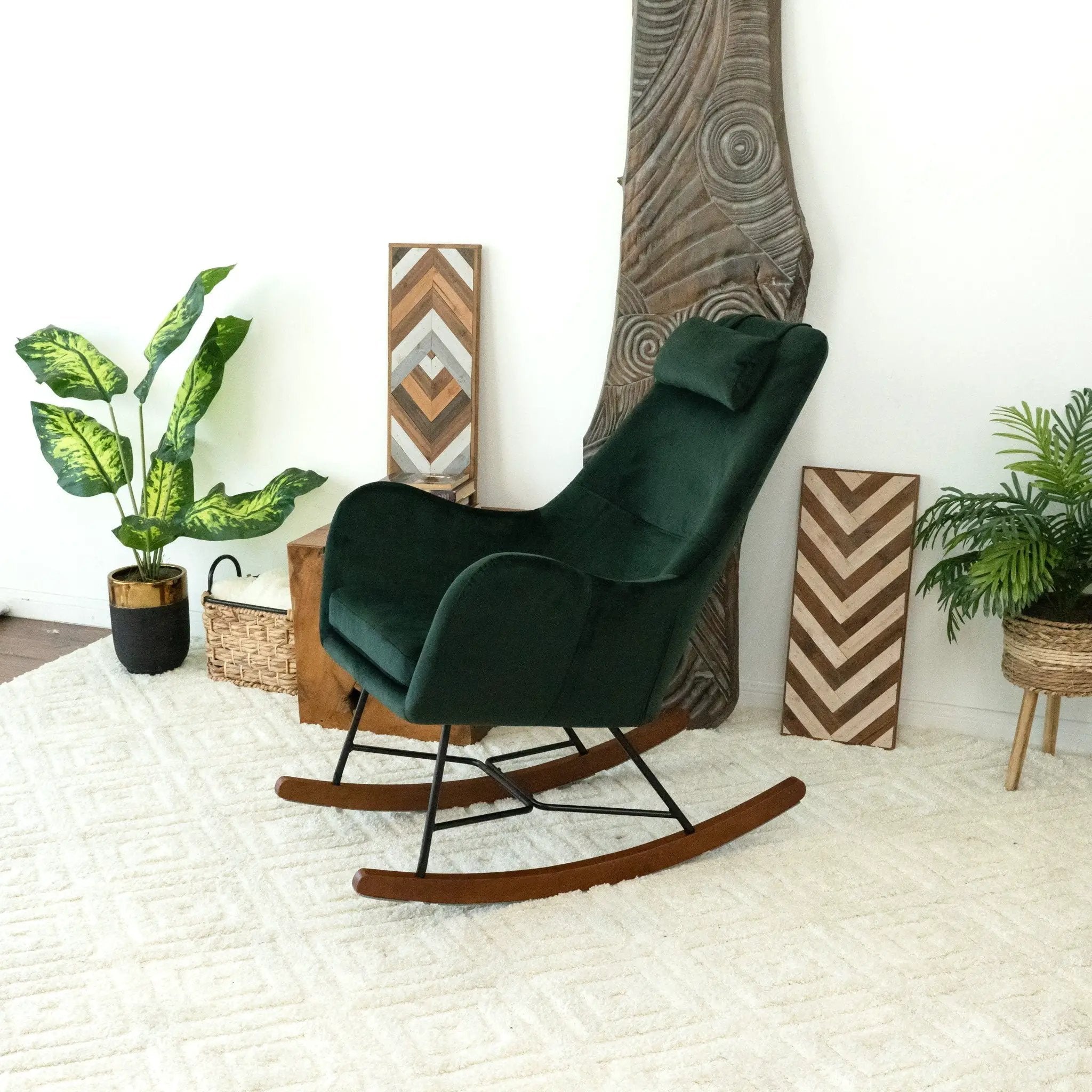 Chel - Mid-Century Modern Rocking Chair by Unique Piece Furniture