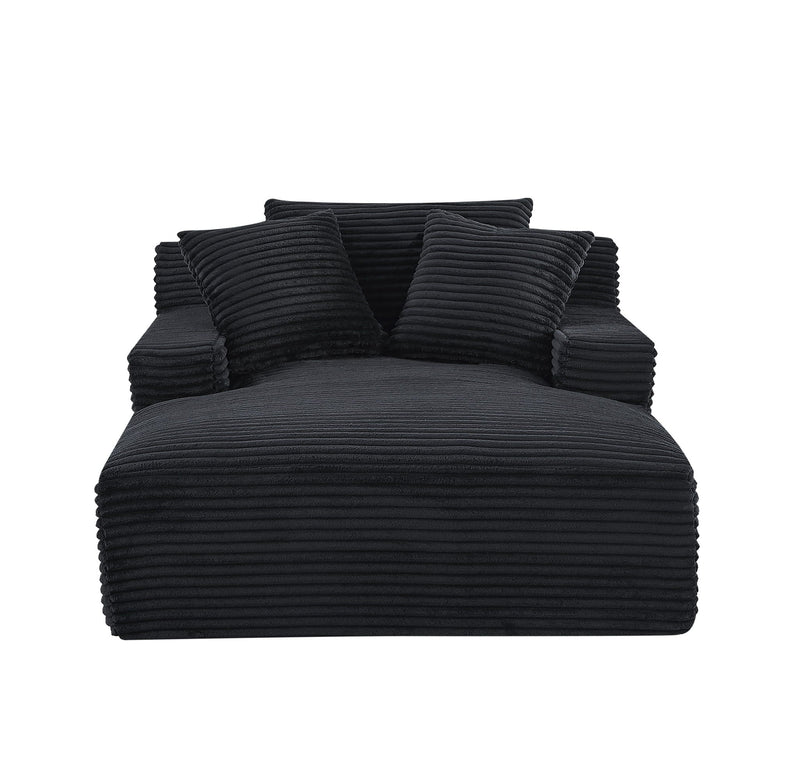 Cloudline - Oversized Chaise Lounge, Modern Comfy Couch With Full Foam Cushioning, Cozy Sleeper Sofabed by HouseOfZazla