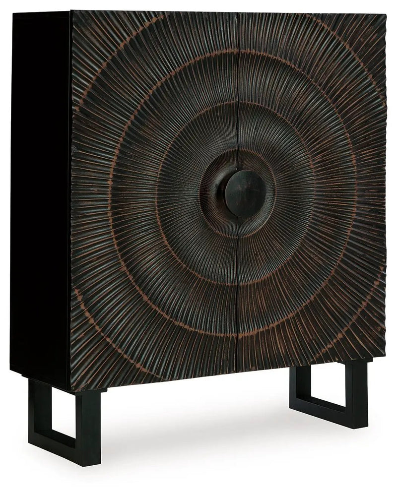 Fosterman - Accent Cabinet - Distressed Black by Unique Piece Furniture