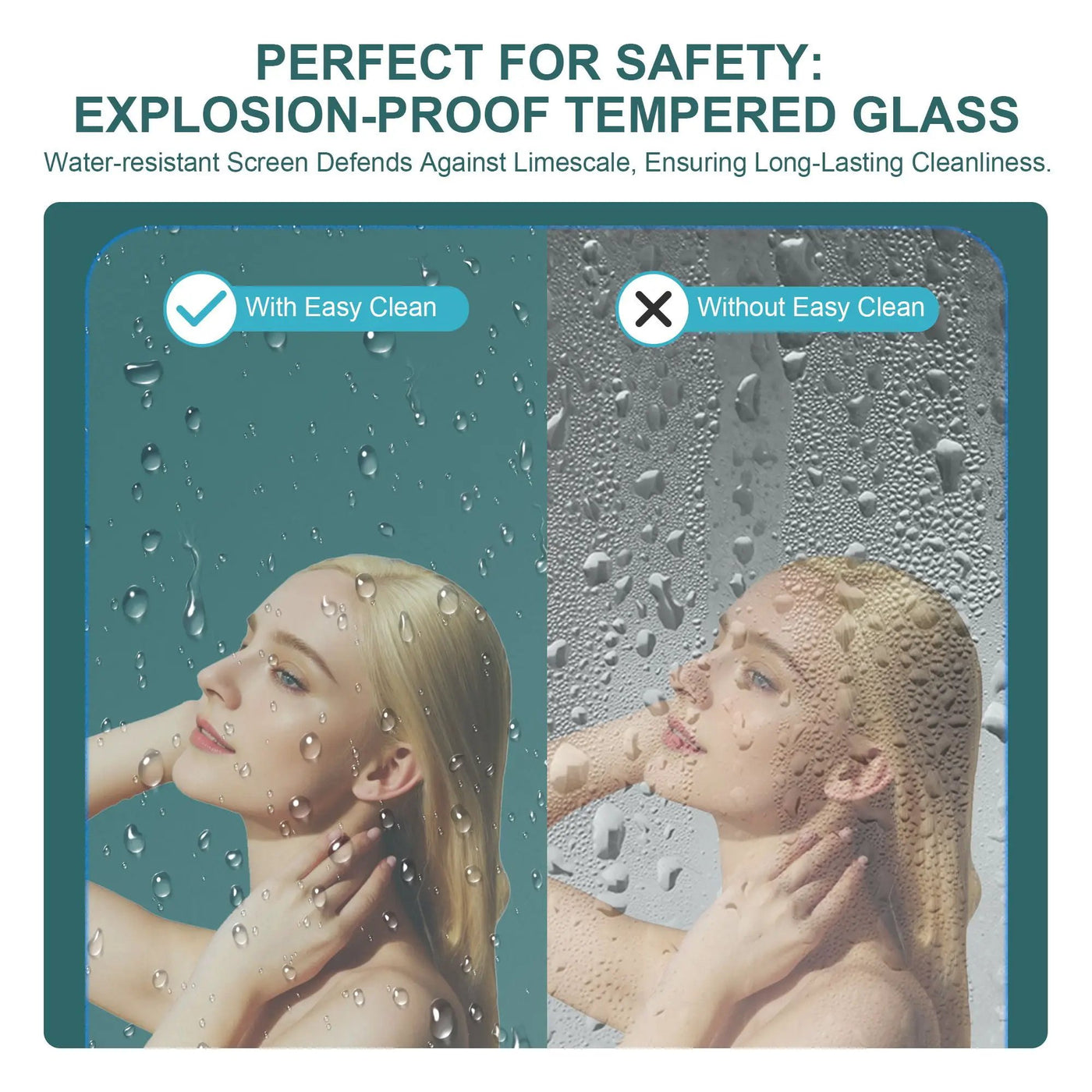 Single Sliding Bypass Shower Door Enclosure With Tempered Glass by HouseOfZazla