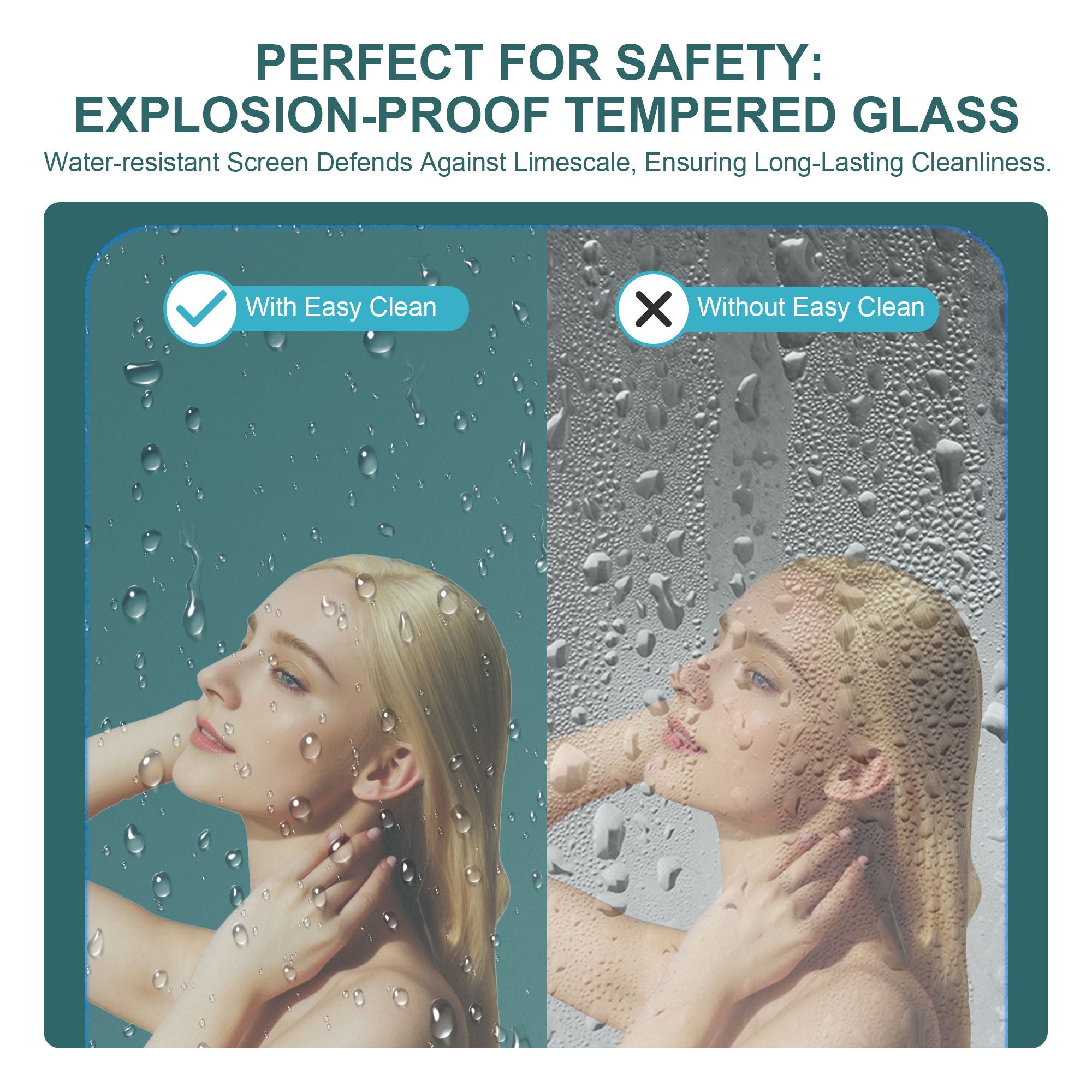 Single Sliding Bypass Shower Door Enclosure With Tempered Glass by HouseOfZazla