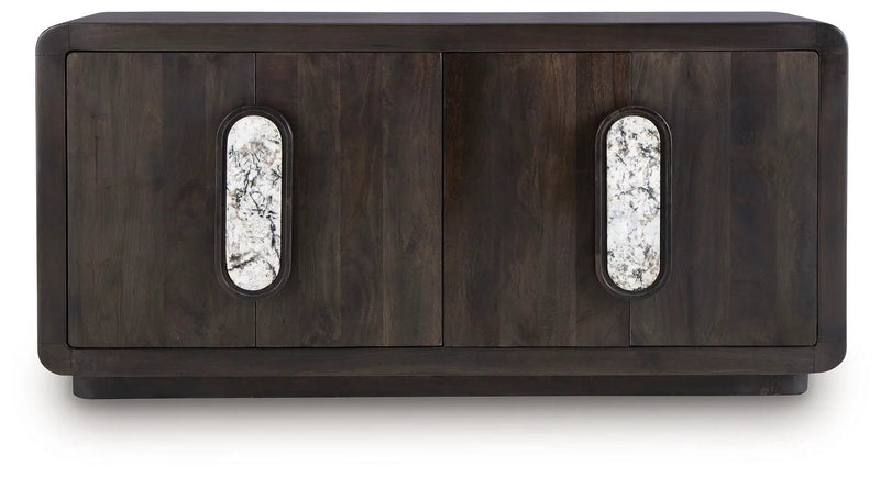 Elliston - Accent Cabinet - Espresso Brown by Unique Piece Furniture