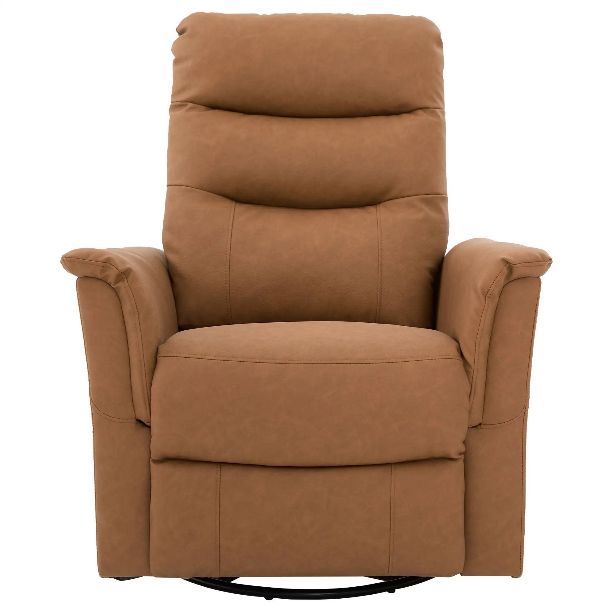 Manual Recliner Chair With 8-Point Massage and Swivel Function by HouseOfZazla