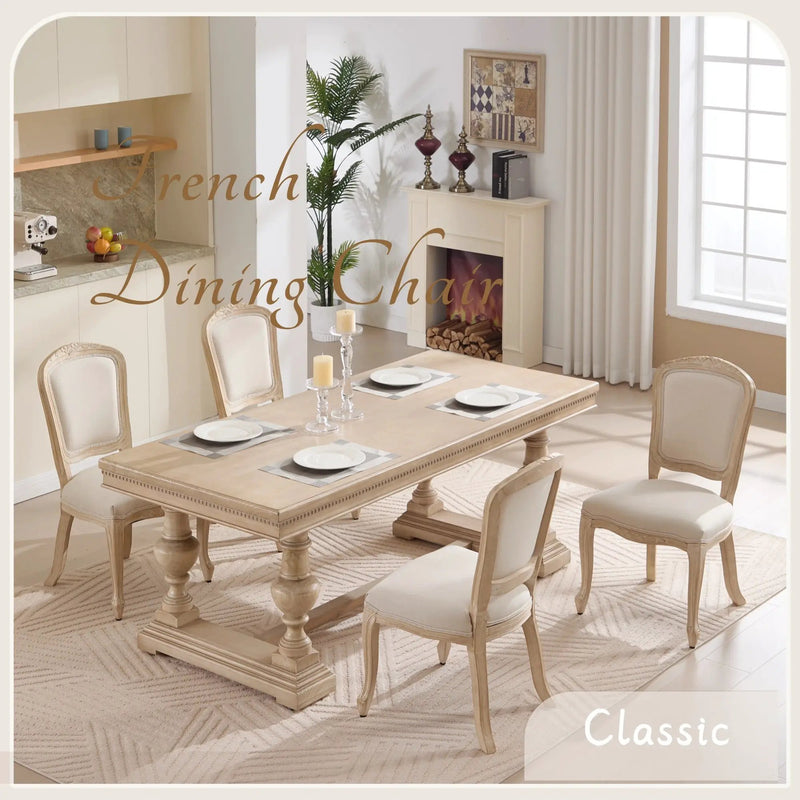 French Country Dining Chairs Set of 2 by HouseOfZazla