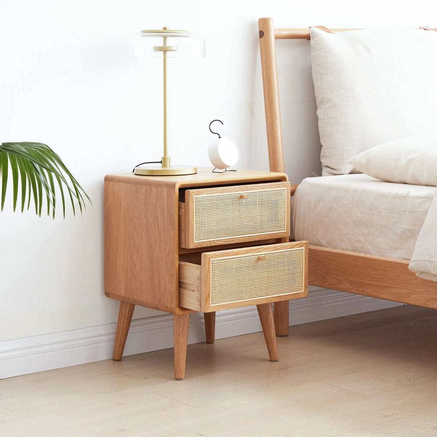 Bedside Cabinet, Modern Simple Nightstands European Beech by Unique Piece Furniture