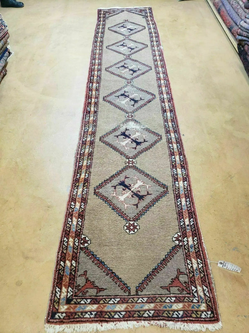 Persian Sarab Runner 2 x 11, Antique Tribal Persian Runner Rug by Jewel Rugs