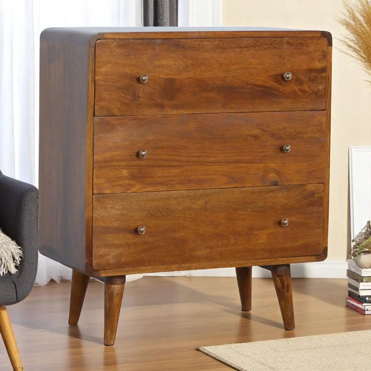Curved Chest by Unique Piece Furniture