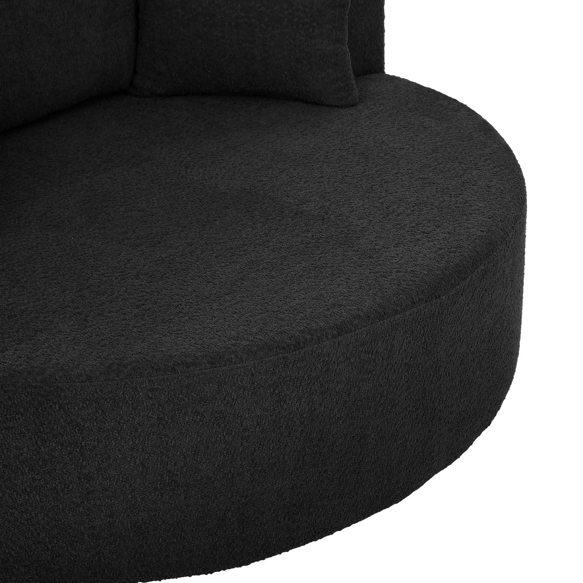 360° Swivel Chair Accent Barrel Chair With Removable Pillows by HouseOfZazla