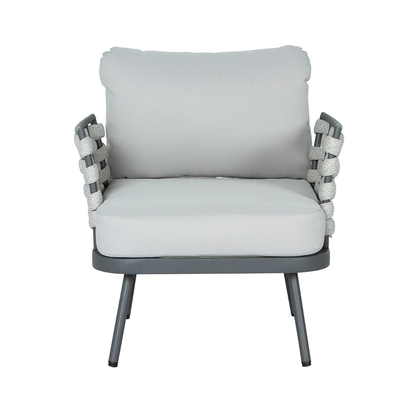 Mariano Steel 4-Pieces Conversation Set by HouseOfZazla