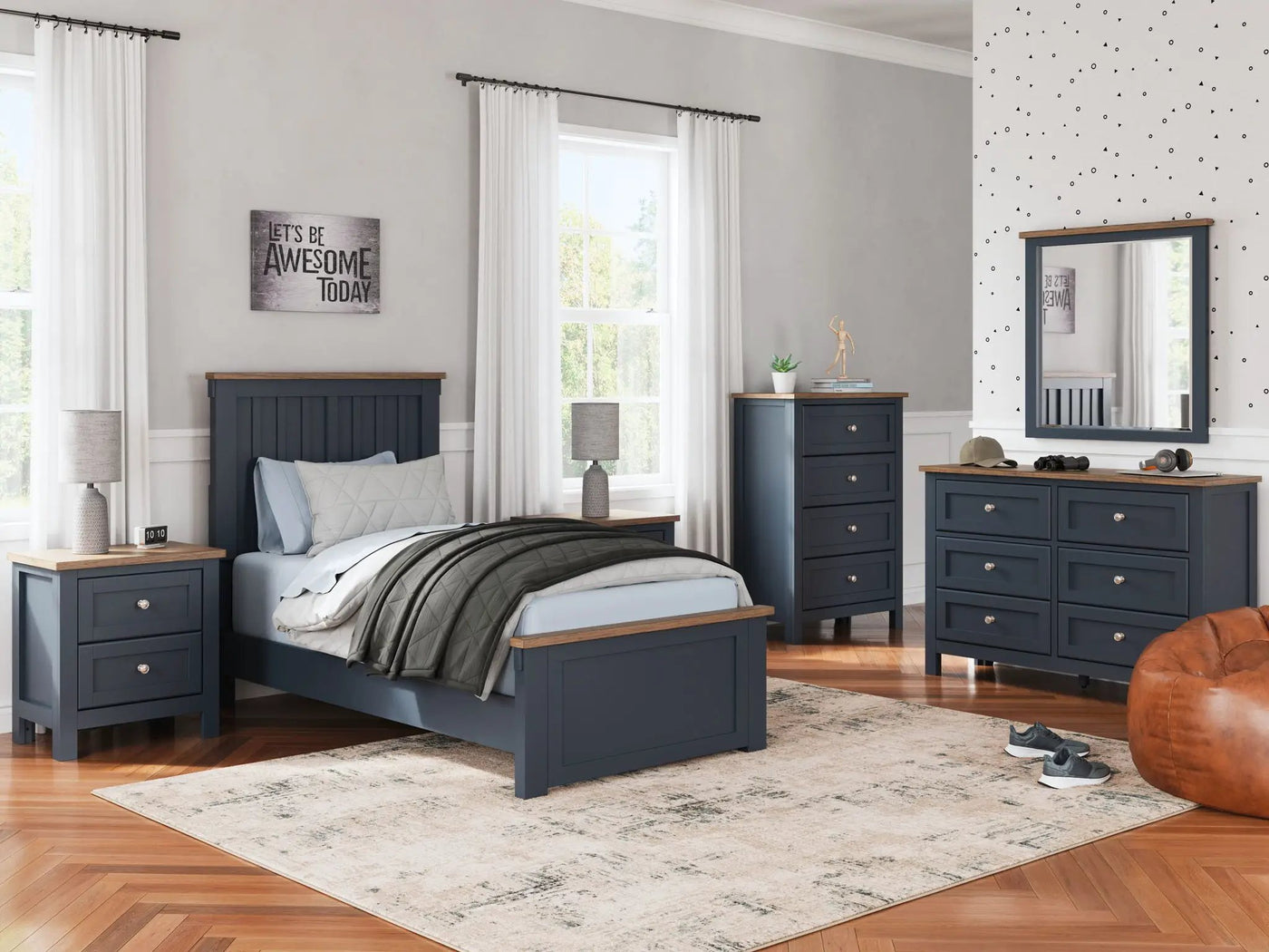 Landocken - Panel Bedroom Set by Unique Piece Furniture