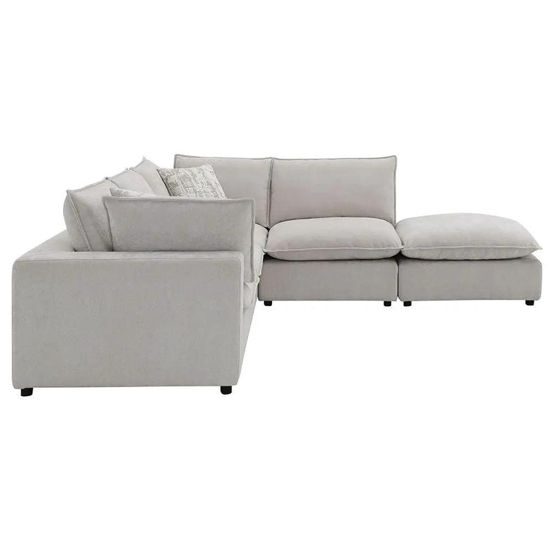 Marisa - Modular Ottoman - Beige Boucle by Unique Piece Furniture