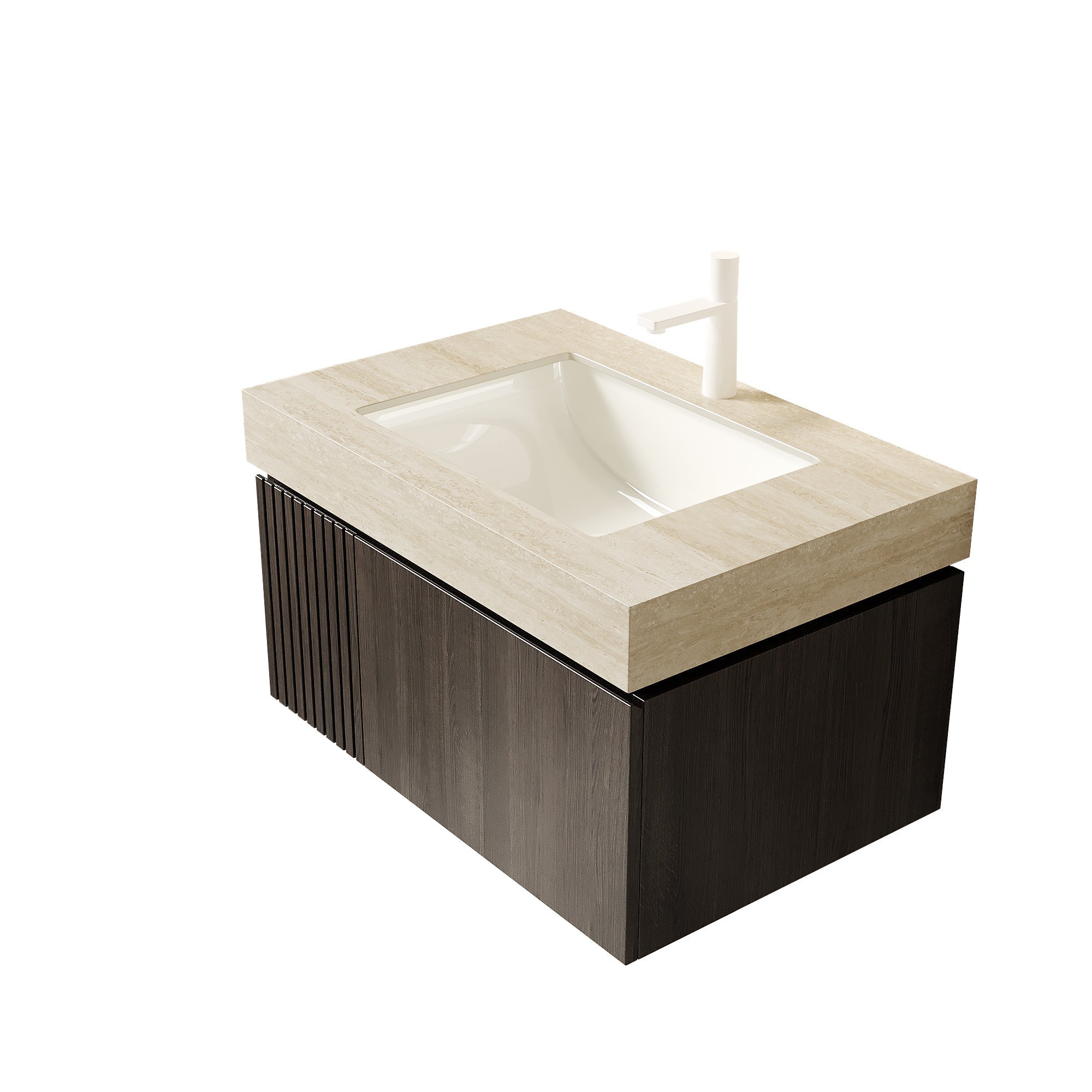 30" MURI Roma Travertine-Pattern Sintered Stone Countertop by HouseOfZazla