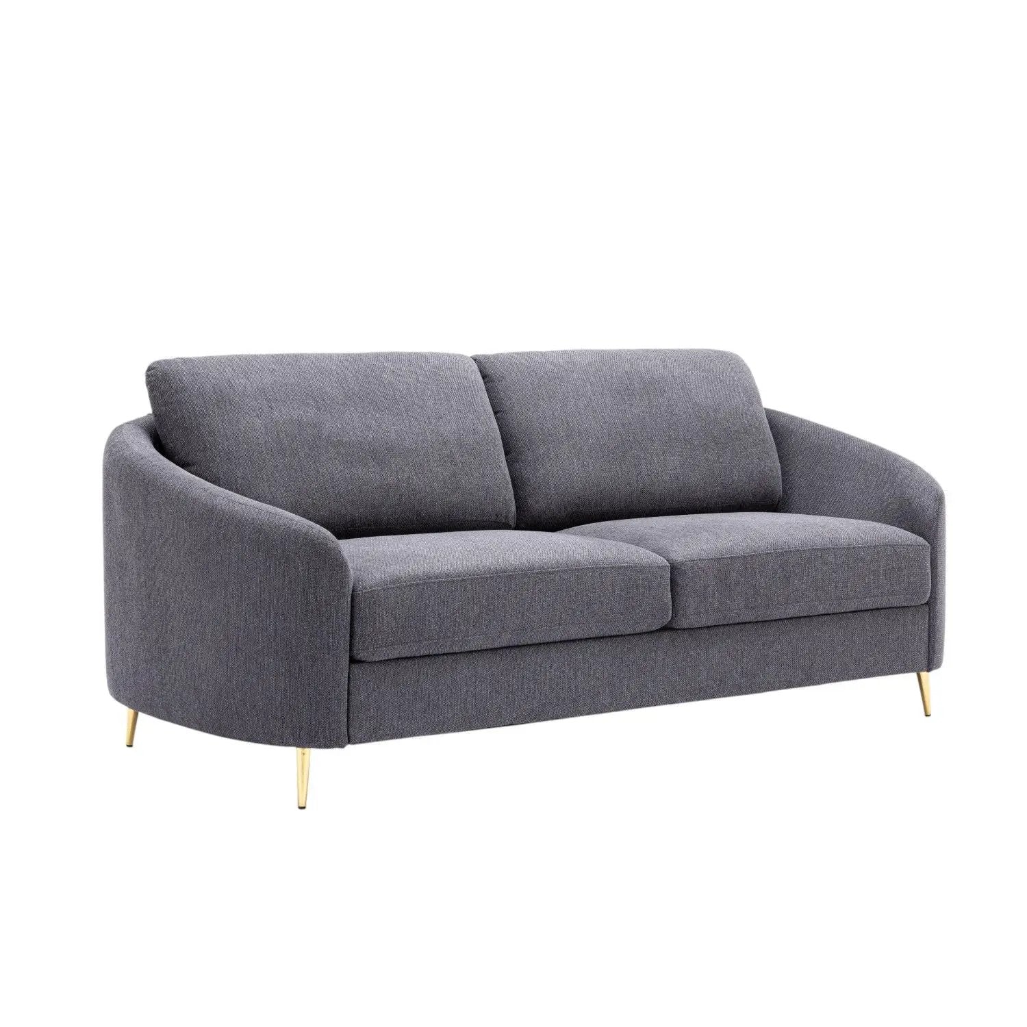 Sofa - Gray - Linen by Unique Piece Furniture