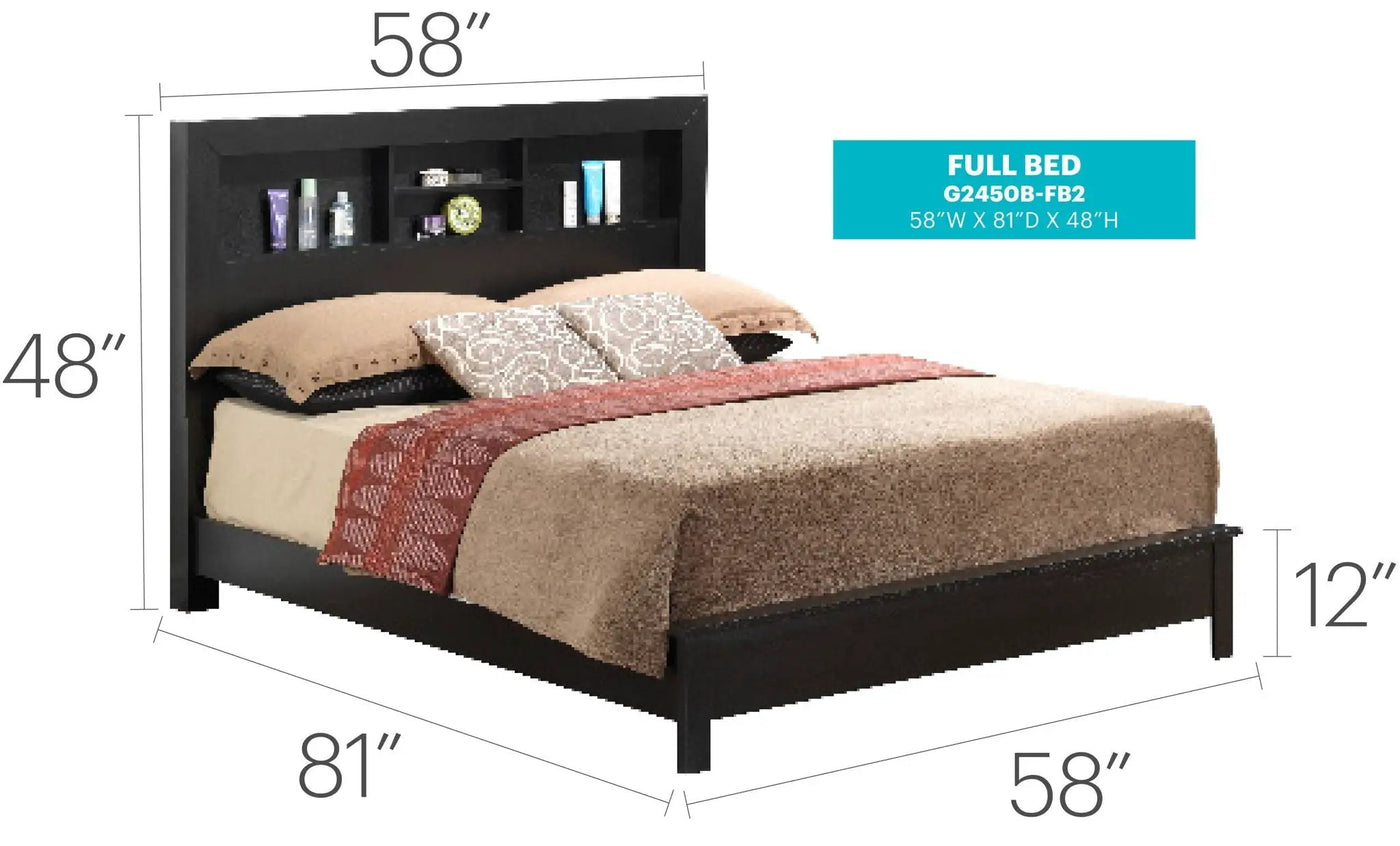 Bed With Transitional Design Stylish by HouseOfZazla