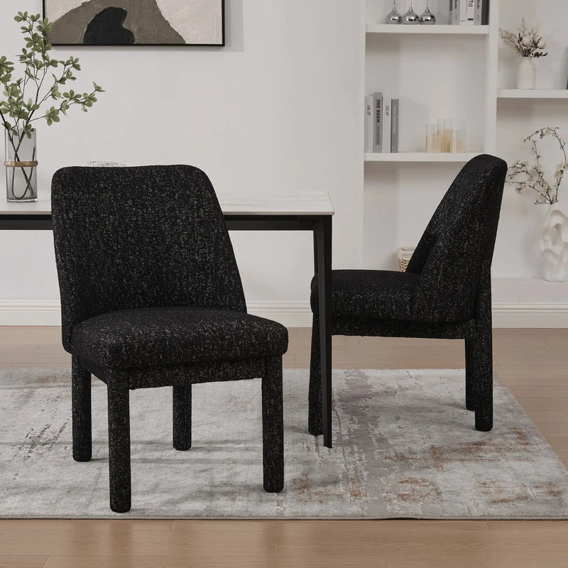 Wide Minimalist Dining Chair