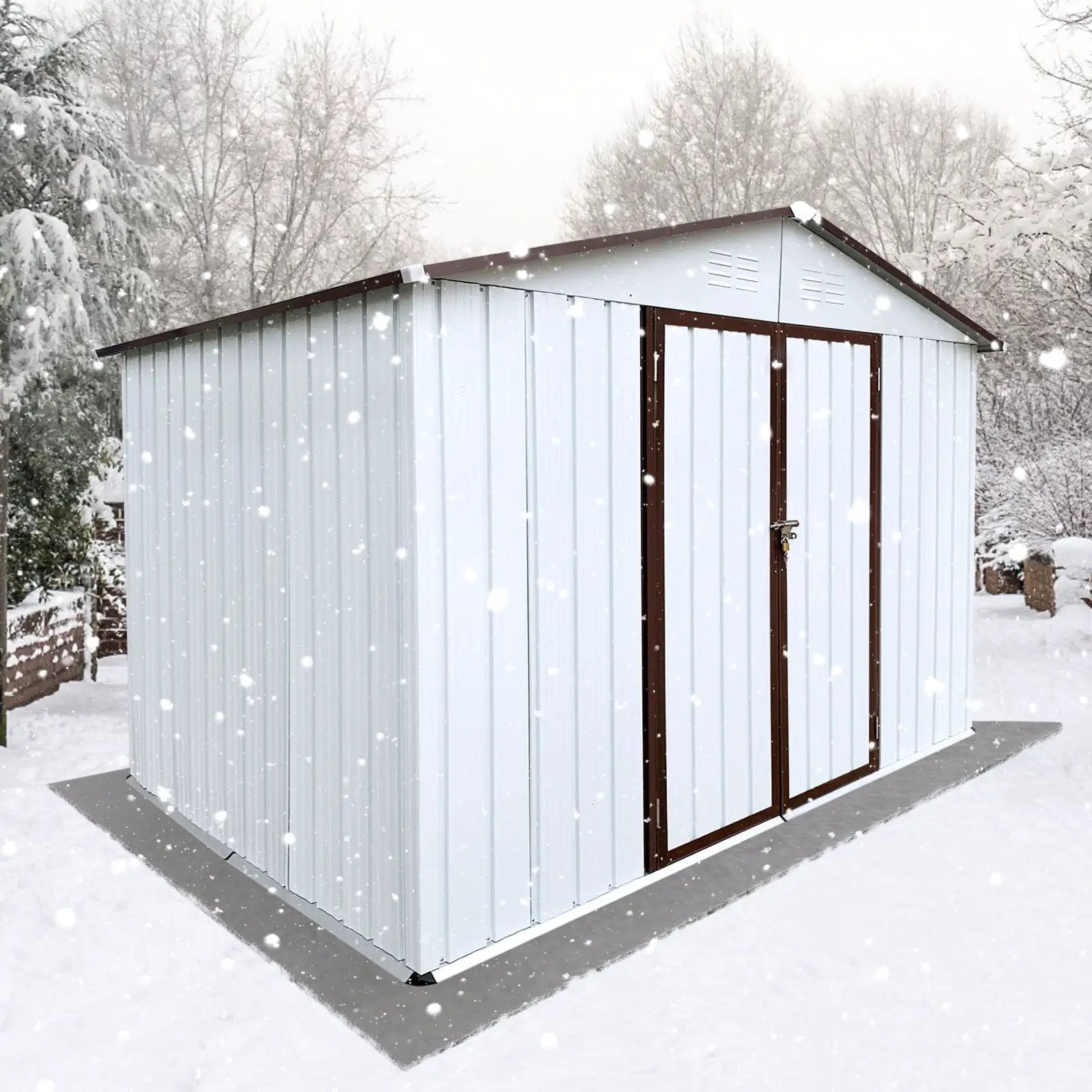 10' x 8' Garden Sheds Outdoor Storage Sheds by HouseOfZazla