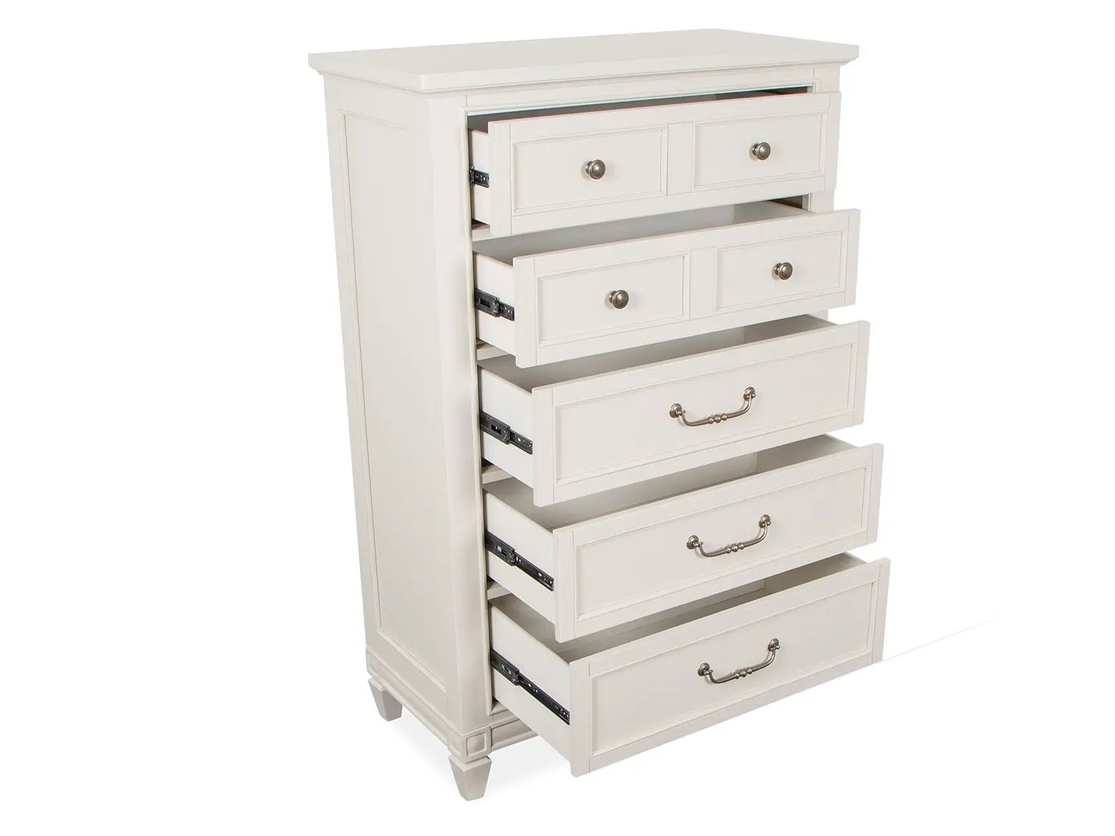 Willowbrook - Drawer Chest - Egg Shell White With Slight Rub Through by Unique Piece Furniture