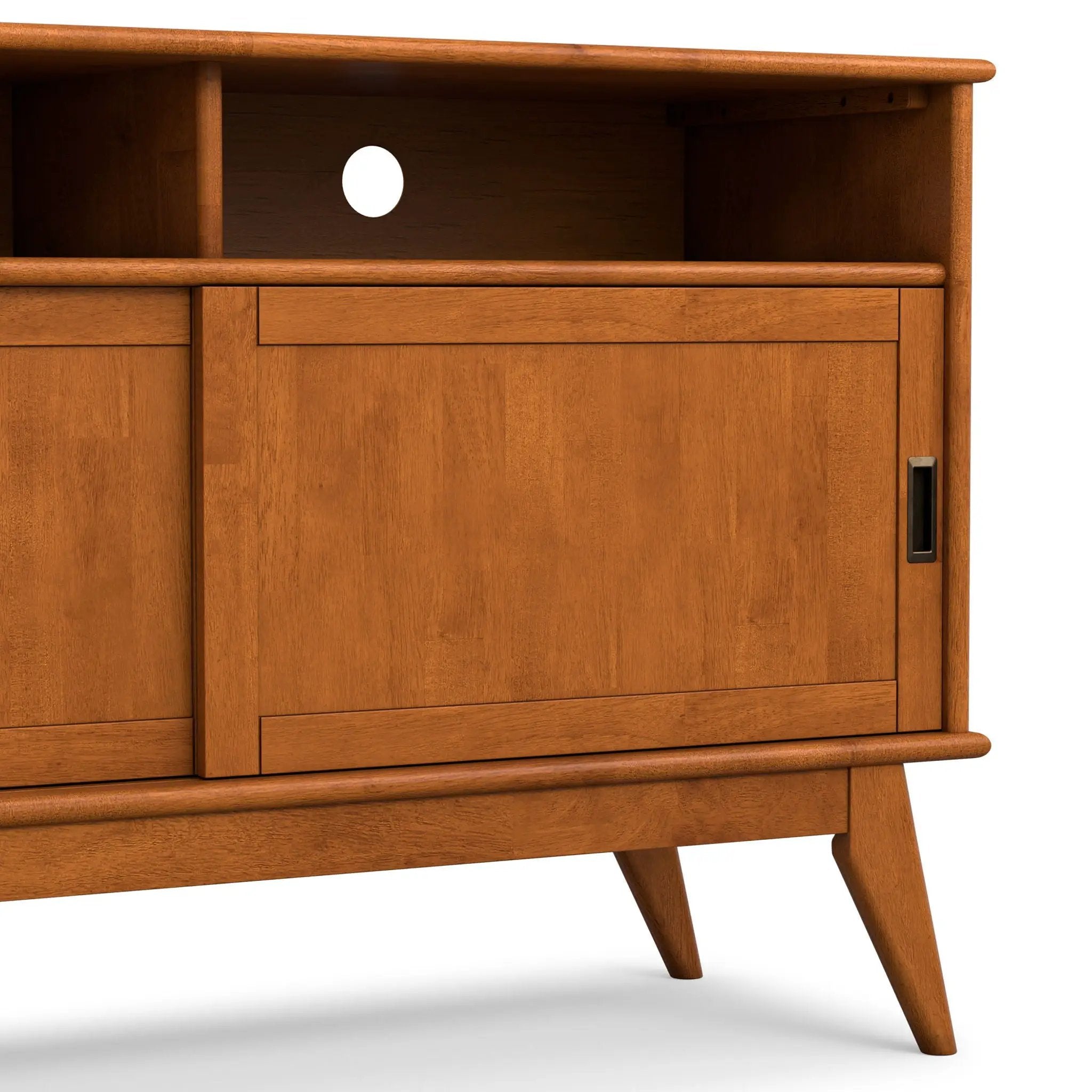 Draper - Handcrafted Mid Century Low TV Media Stand by Unique Piece Furniture