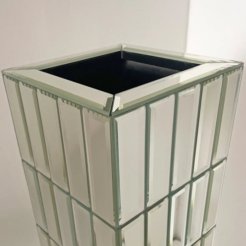 Tall Floor Vase 29.92" Mirrored Floor Vase for Home Decor by HouseOfZazla