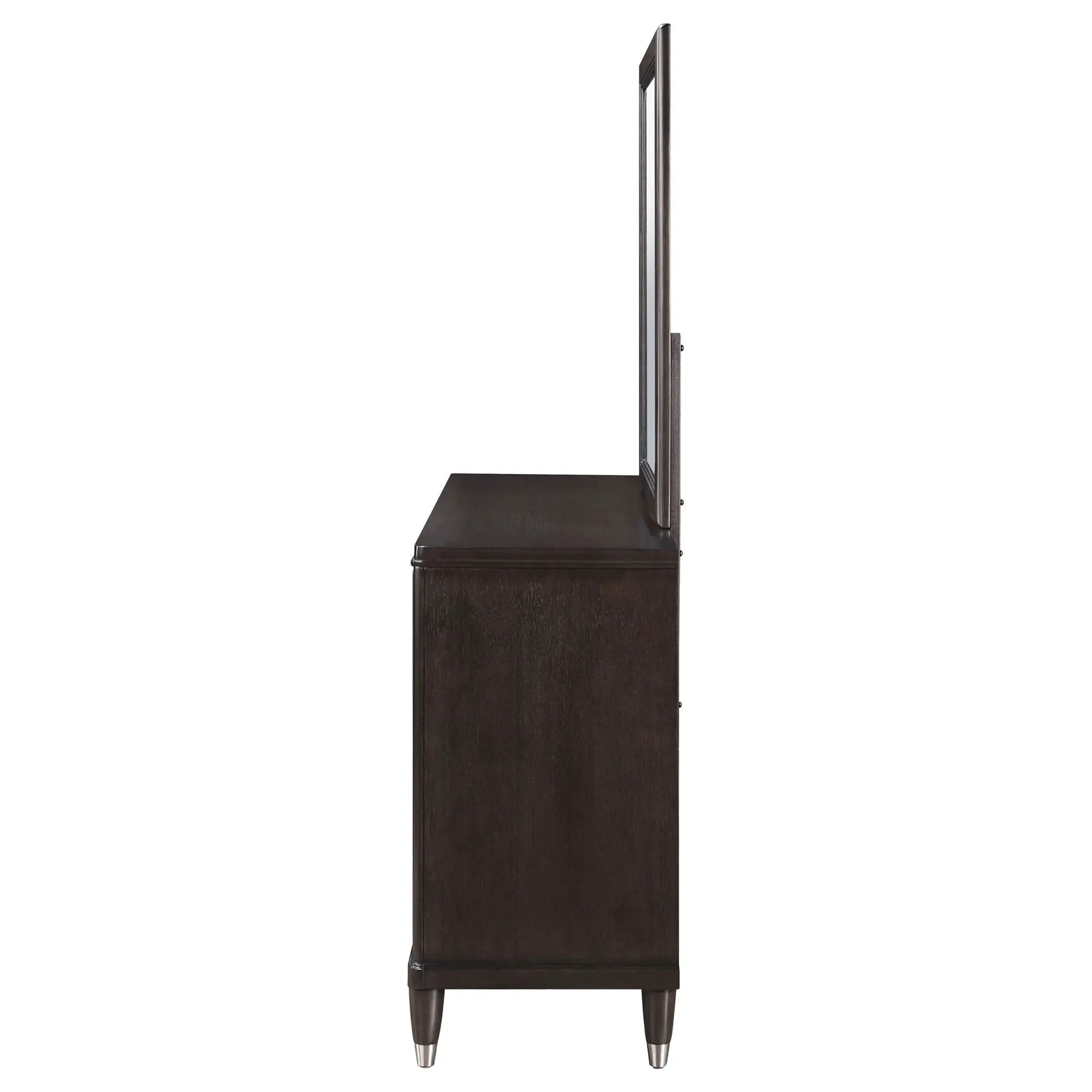 Emberlyn 6-drawer Dresser with Mirror Brown by Unique Piece Furniture