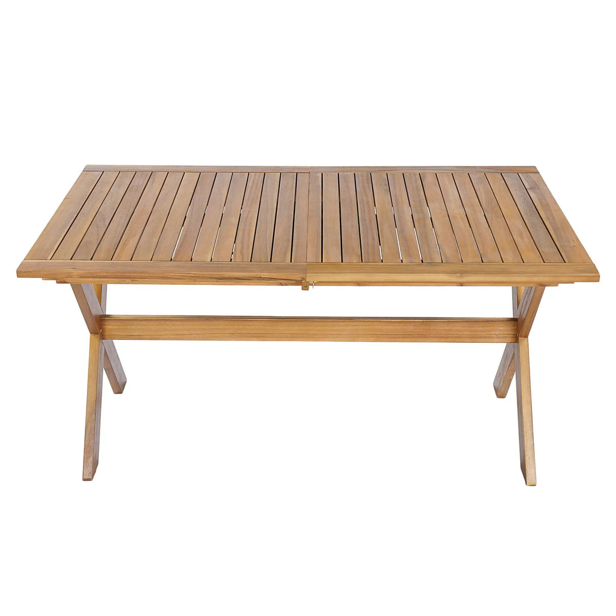 7 Pieces Acacia Wood Outdoor Dining Set with Cushions by HouseOfZazla