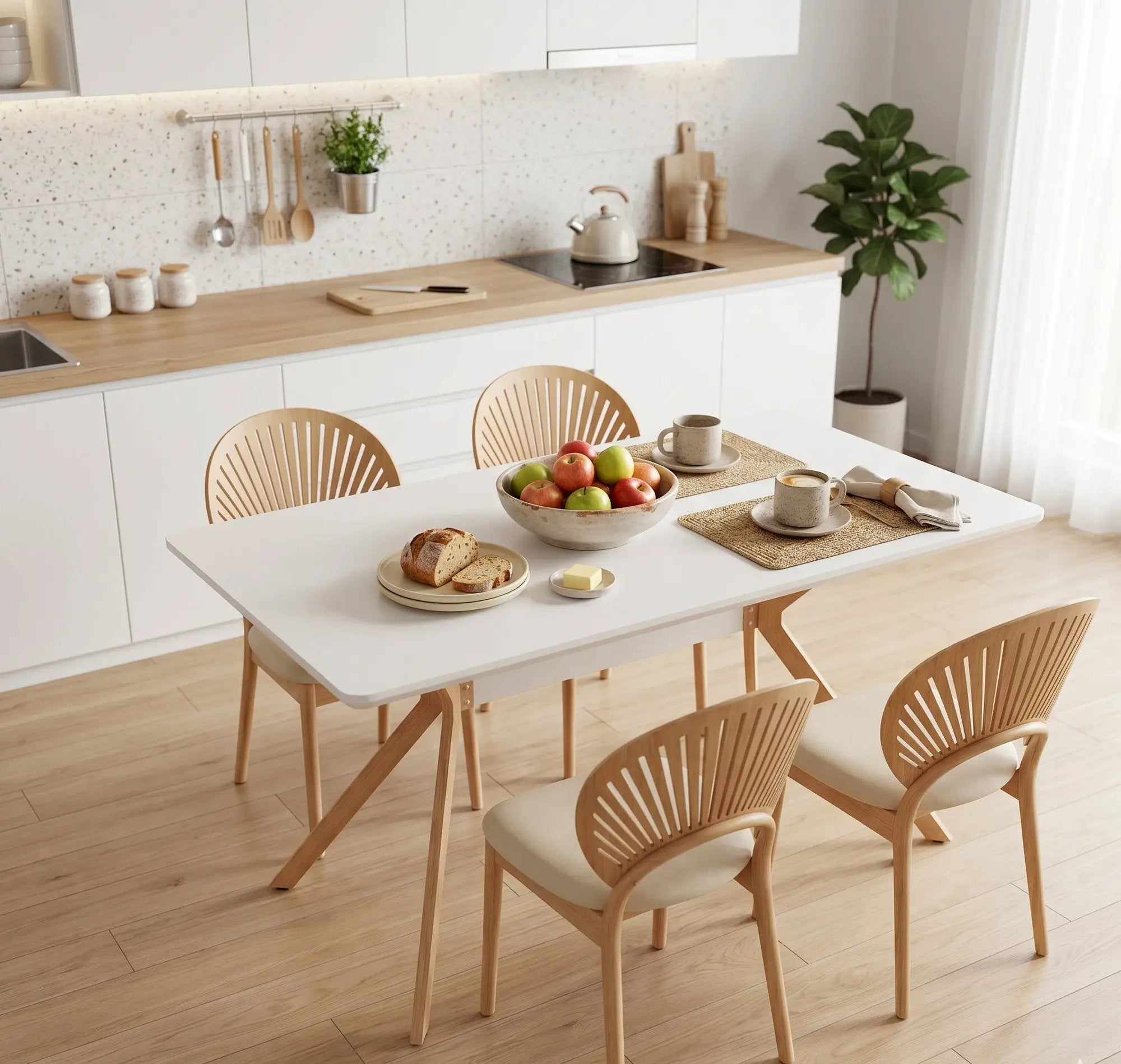 Modern Minimalist Style Dining Table by HouseOfZazla