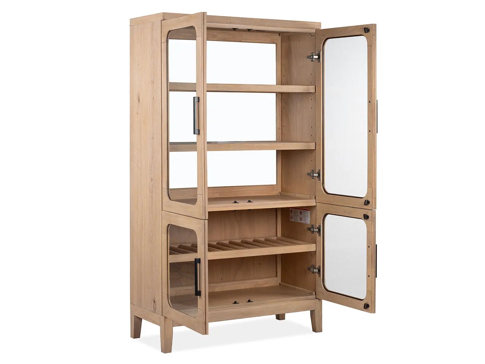Somerset - Buffet Curio - Butternut and Omari Natural by Unique Piece Furniture