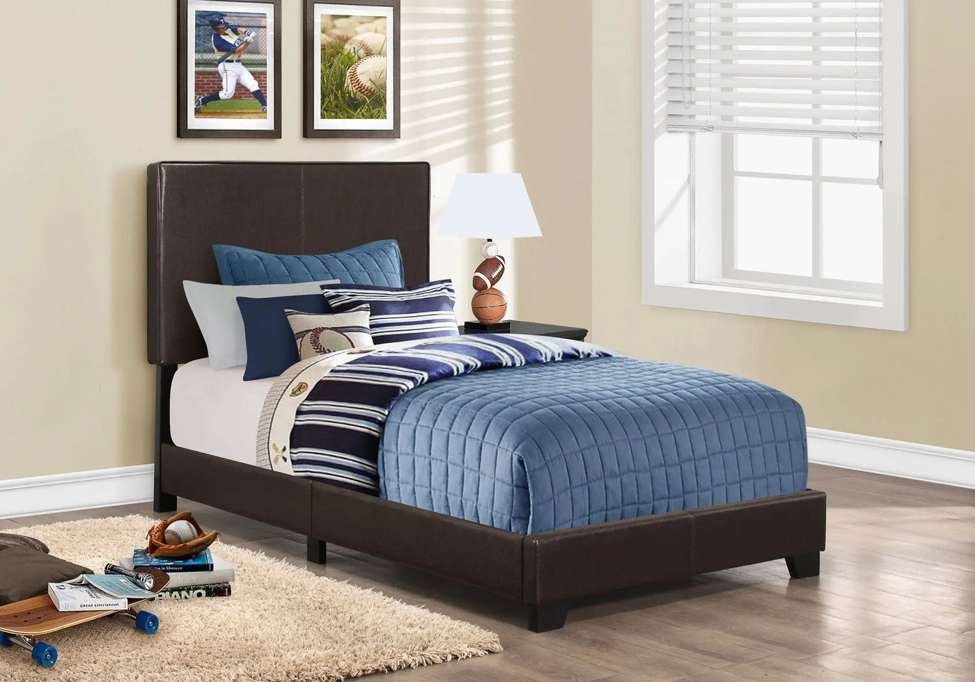 Bed, Upholstered, Transitional by Unique Piece Furniture