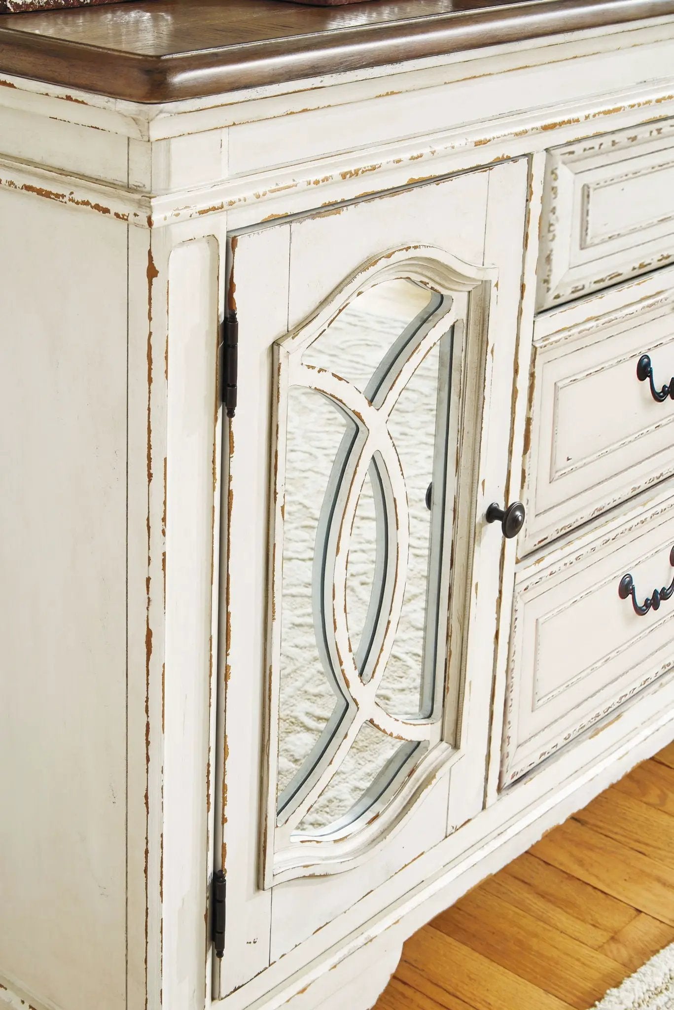 Realyn - Dining Room Server - Chipped White by Unique Piece Furniture