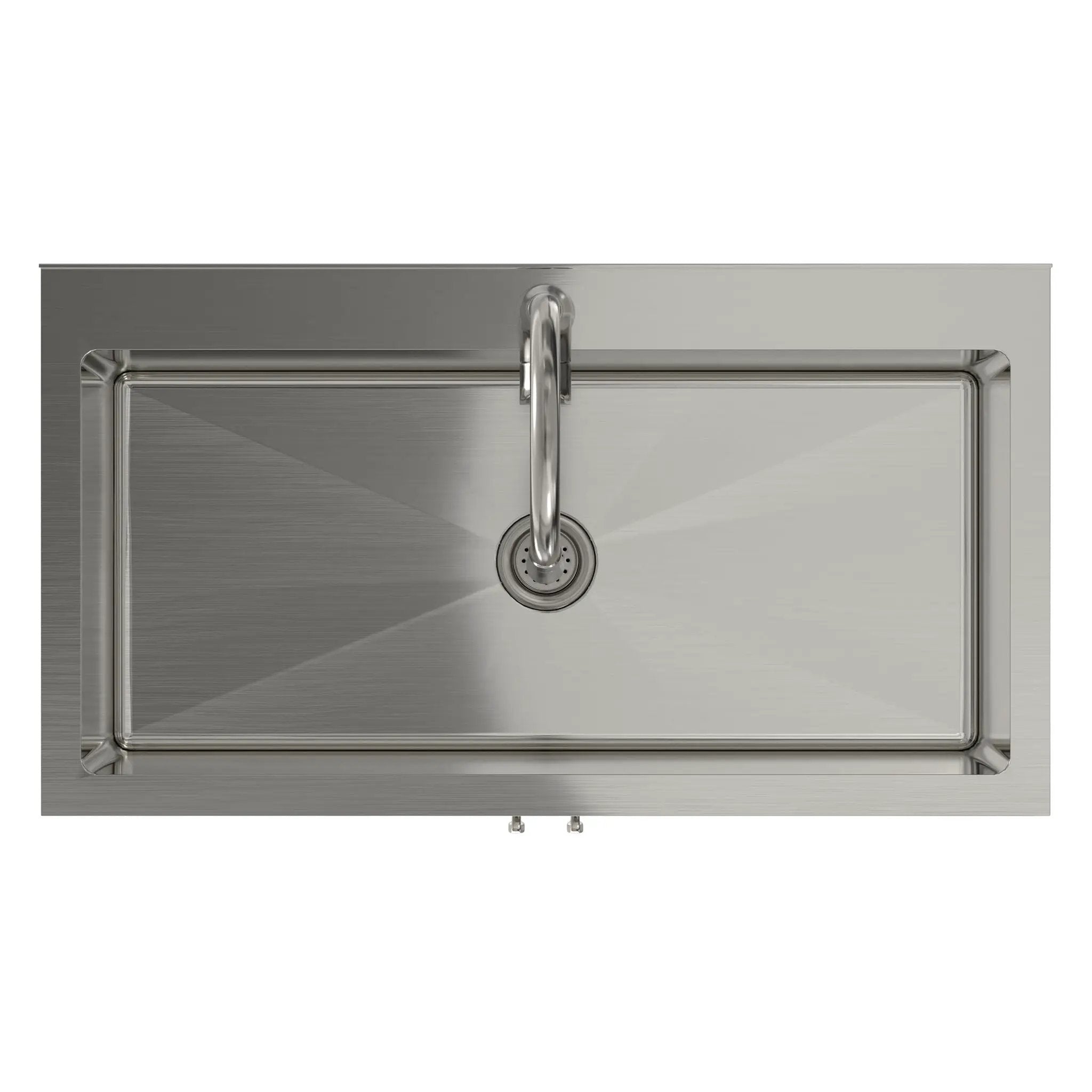 Reed - Deluxe Laundry Cabinet With Pull-Out Faucet And Stainless Steel Sink by Unique Piece Furniture