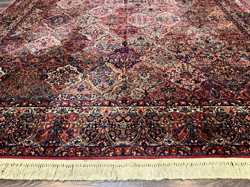 12x16 Karastan Multicolor Panel Kirman Rug #717, Rare Palace Size Wool Original 700 Series by Jewel Rugs
