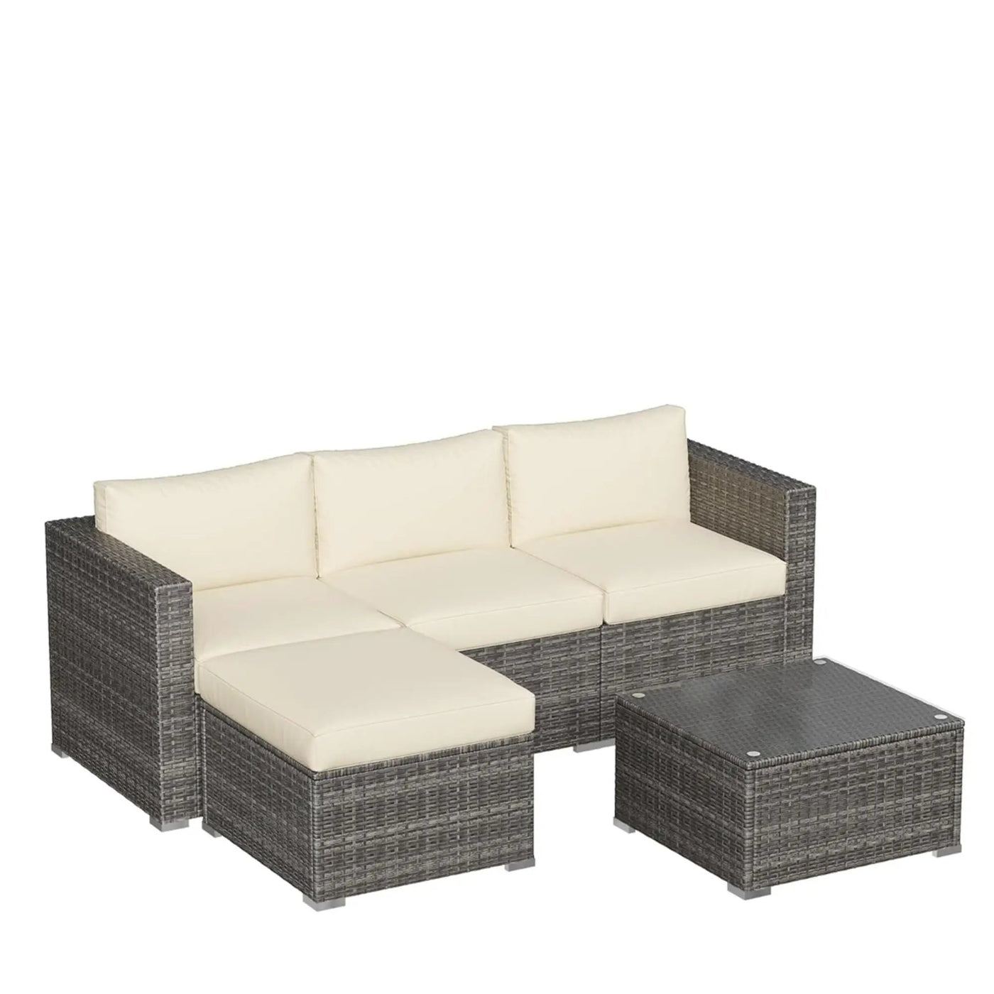 Modern Patio Set With Coffee Table by HouseOfZazla