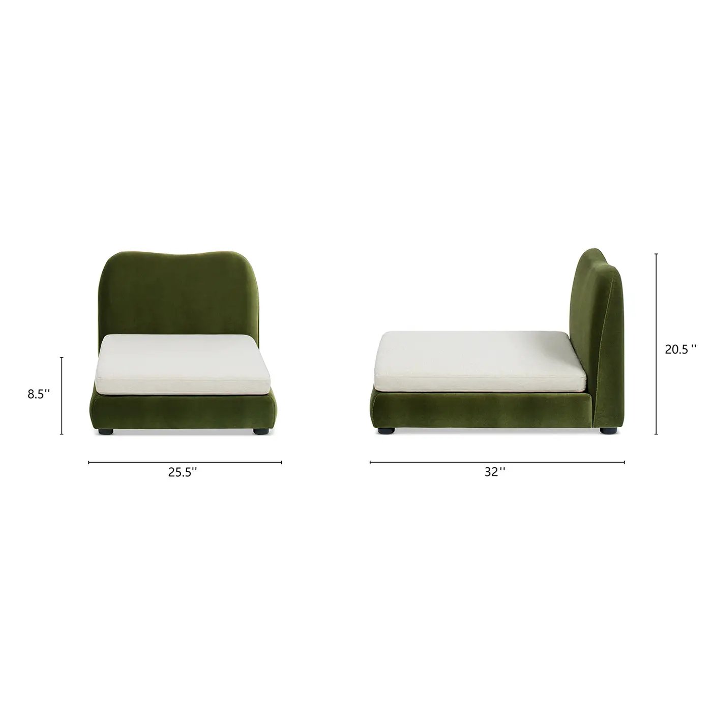 Roman Upholstered Modern Pet Bed by HouseOfZazla