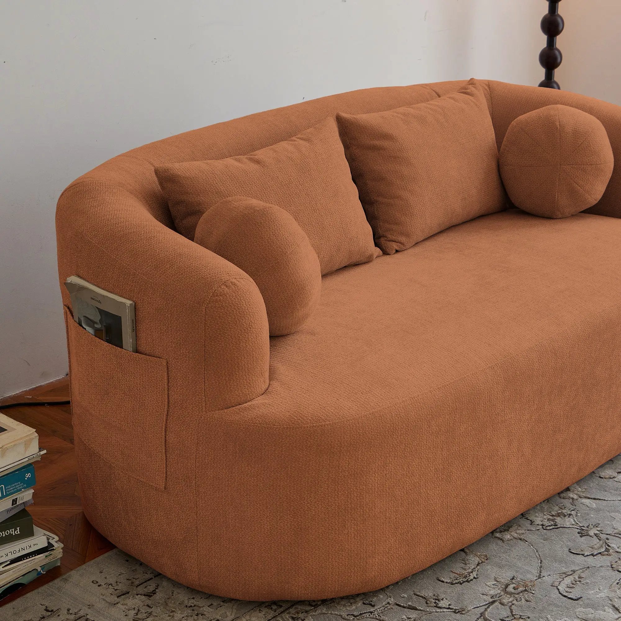 Sofa-in-a-Box, Memory Foam 2-Seater Couch by HouseOfZazla