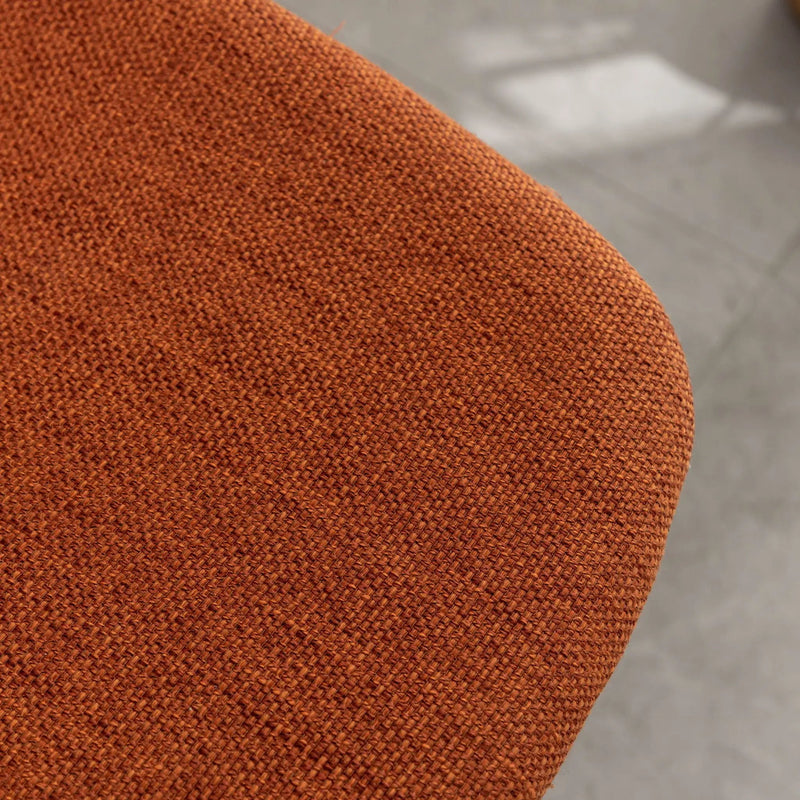 Porth - 28.25" Fabric Kitchen Counter Height Stools (Set of 2) - Orange by Unique Piece Furniture