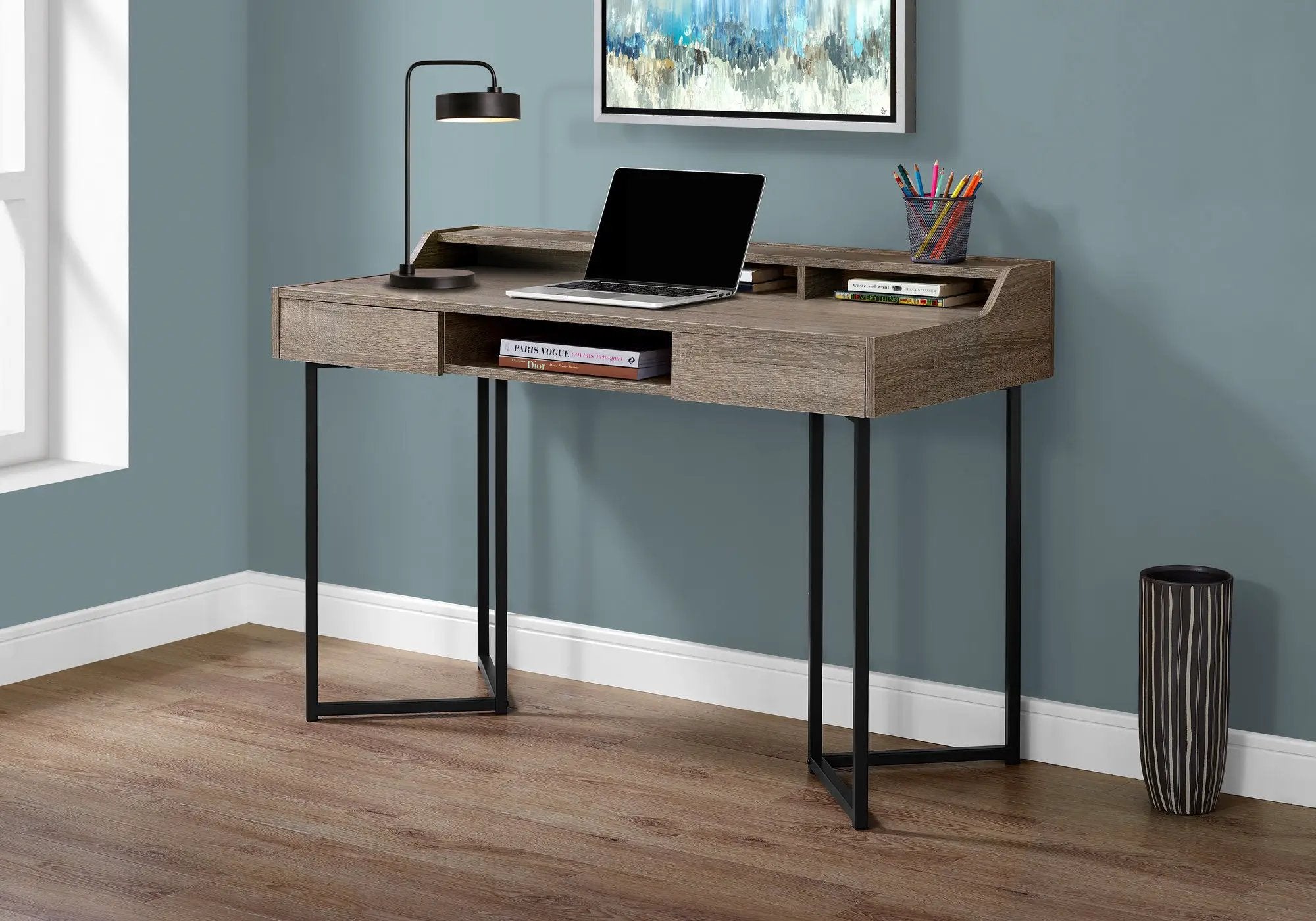 Computer Desk For Home Office, Ample Storage, Contemporary & Modern by Unique Piece Furniture