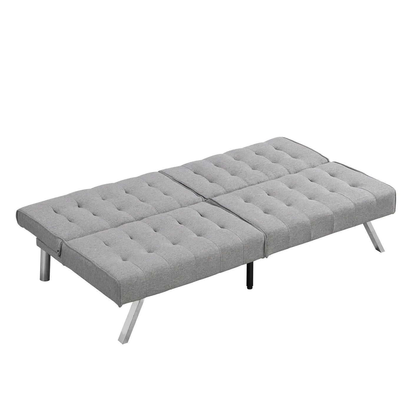 Modern Sofa Bed With Wood Frame And Stainless Legs by HouseOfZazla